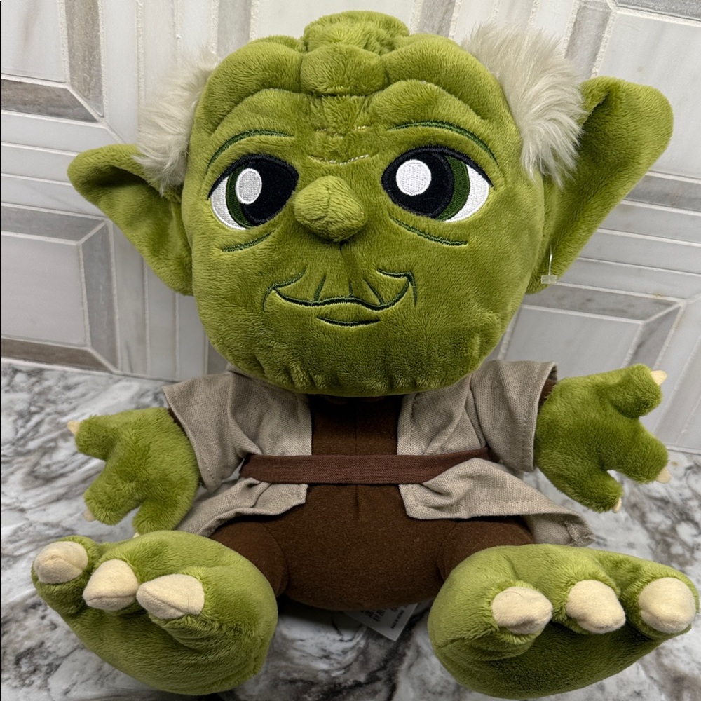 Disney Parks Star Wars Yoda Plush Toy - Green and Brown